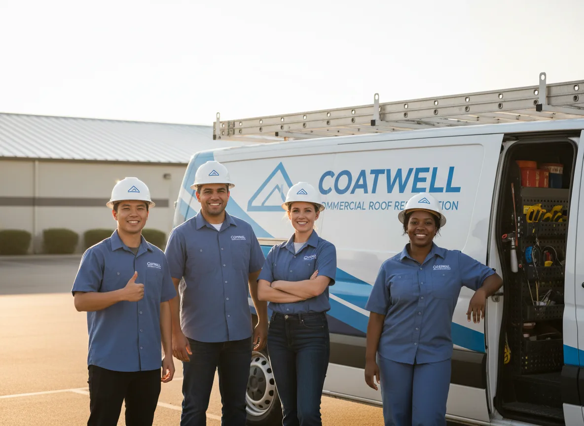 Commercial roof coating company in Clovis, CA